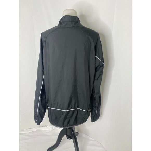 Nike Men’s Windbreaker Jacket Grey Fit Storm Athletic Full Zip Size Large - Picture 3 of 8